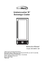 KoolMore Undercounter KM-BIR3C-GD User Manual preview