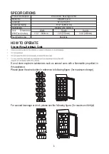 Preview for 7 page of KoolMore Undercounter KM-BIR3C-GD User Manual