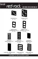 Preview for 1 page of Koolr red rack DIAMOND F05 A Assembly Installation Manual