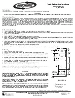 Preview for 1 page of Kooltronic ADVANTAGE KA4C4RP33R Installation Instructions