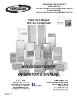 Предварительный просмотр 1 страницы Kooltronic E16A1554 Operator'S Manual