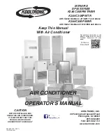 Kooltronic EP56 Series Operator'S Manual предпросмотр