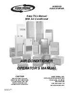 Kooltronic K2A3C30EP62-2 Operator'S Manual preview