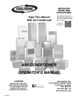 Kooltronic K2A4C1.0MML Operator'S Manual preview