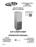 Preview for 1 page of Kooltronic K2A6C6HL40LV Operator'S Manual