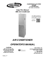 Предварительный просмотр 1 страницы Kooltronic K2A6C9HL48LV Operator'S Manual