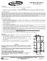 Kooltronic K3NA4C11SP43L Installation Instructions предпросмотр