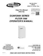 Preview for 1 page of Kooltronic KNP60FL Operator'S Manual