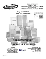 Preview for 1 page of Kooltronic L17A3573 Operator'S Manual