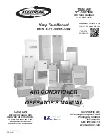 Kooltronic TRIMLINE K2A4C1.0NP17L Operator'S Manual preview