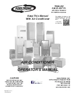 Kooltronic TRIMLINE KA4C2.0NP17L Operator'S Manual preview