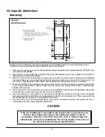 Предварительный просмотр 7 страницы Kooltronic TRIMLINE KA4C6NP47-1 Operator'S Manual