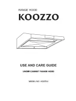 Preview for 1 page of KOOZZO KD2T30 Use And Care Manual