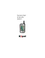 Preview for 2 page of Kopel KR-8800 Operation & Installation Manual