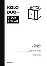 Preview for 1 page of Koplus KOLO DUO+ Assembly Instructions Manual