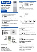 koppel KFM-36E0C Operation Manual предпросмотр