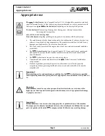 Preview for 5 page of Koppl compakt comfort CC-2 Operating Manual