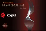 Kopul HDSP-2012 User Manual preview