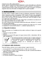 Preview for 4 page of Kora DTR-3340 User Manual