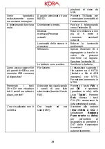 Preview for 19 page of Kora DTR-3340 User Manual