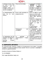 Preview for 20 page of Kora DTR-3340 User Manual