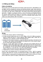 Preview for 26 page of Kora DTR-3340 User Manual