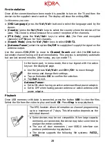 Preview for 28 page of Kora DTR-3340 User Manual