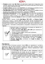 Предварительный просмотр 10 страницы Kora DTR-3342 User Manual