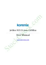 Предварительный просмотр 1 страницы Korenix JetBox 8152 User Manual