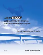 Korenix JetBox 9300 Series Quick Installation Manual предпросмотр