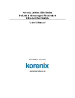 Preview for 1 page of Korenix JetNet 3505 User Manual