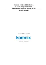 Korenix JetNet 3710G User Manual предпросмотр