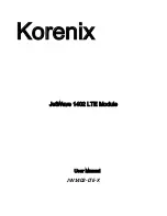 Предварительный просмотр 1 страницы Korenix JetWave 1402 User Manual