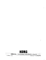 Preview for 52 page of Korg 168RC Service Manual