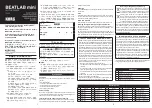 Korg Beatlab mini EFGSJ2 Owner'S Manual preview