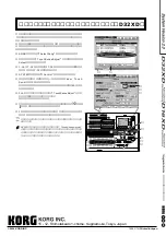 Preview for 20 page of Korg D16XD Upgrade Manual