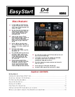 Korg D4 Easy Start preview