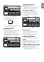 Preview for 11 page of Korg EFGSCJ 3 Owner'S Manual