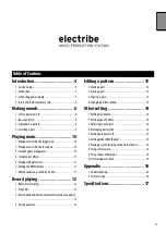 Preview for 3 page of Korg electribe Owner'S Manual