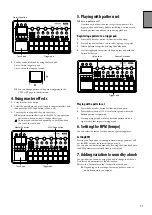 Предварительный просмотр 11 страницы Korg electribe Owner'S Manual