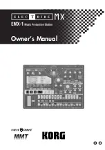 Preview for 1 page of Korg EMX-1 Owner'S Manual