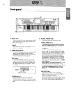 Предварительный просмотр 5 страницы Korg i30 Player'S Manual