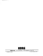 Preview for 66 page of Korg i5S Service Manual