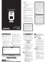 Korg Kaossilator2 Owner'S Manual preview