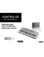 Preview for 1 page of Korg KONTROL49 Installation Manual