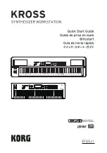 Korg KROSS Series Quick Start Manual preview