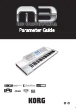 Korg M3 Parameter Manual preview