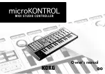 Preview for 1 page of Korg microKONTROL Owner'S Manual