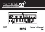 Korg microKORG XL+ Owner'S Manual preview