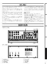 Предварительный просмотр 19 страницы Korg MS-20FS Owner'S Manual